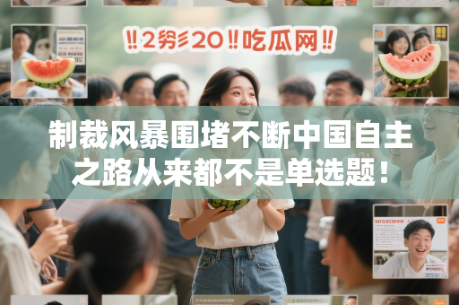 制裁风暴围堵不断中国自主之路从来都不是单选题！